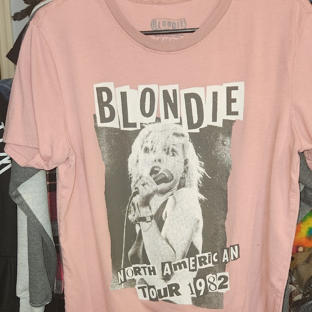 Blondie Tour 1982 Pink T-Shirt
